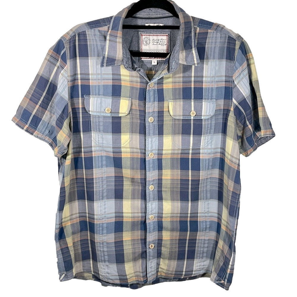 Fat face plaid short sleeve shirt